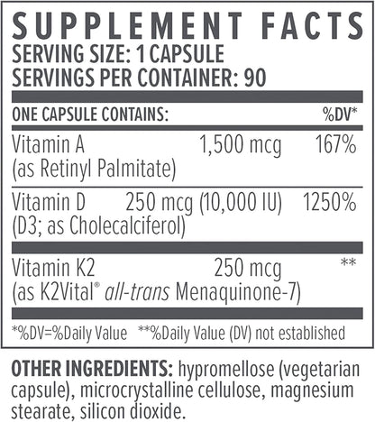 Biote Nutraceuticals ADK 10 | Immunity & Cardiovascular Support|90 Capsules